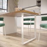 Дижон опора для стола П-образная, 50х10, 595х715 (+10 мм), белый (RAL 9003, муар) DJ50X10/595X715 WT, фото 5