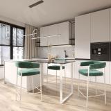 Дижон опора для стола П-образная, 50х10, 595х870 (+10 мм), белый (RAL 9003, муар) DJ50X10/595X870 WT, фото 5