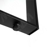 Дижон опора для стола П-образная, 50х10, 445х870 (+10 мм), черный (RAL 9005, муар) DJ50X10/445X870 BLC, фото 2