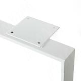 Дижон опора для стола П-образная, 50х10, 445х1040 (+10 мм), белый (RAL 9003, муар) DJ50X10/445X1040 WT, фото 2