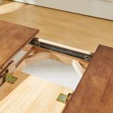 Механизм царг. с увел. длины 35/520/744/190, синхрон., с фиксатором, чёрный EX-35-520-315.SL.BL, фото 10