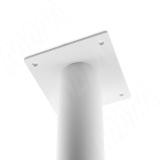 Левадия опора для стола круглая D51, H714+18 мм, белый (RAL 9003, муар) LDA50X50/710 WT, фото 2