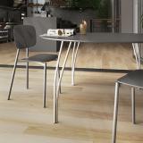 Дели опора для стола V-образная, H715 мм, хром матовый, 4шт. LS720 MT 4, фото 1