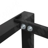 Штутгарт металлокаркас-стола телескопического 715х1200/1300/1400/1500/1600х800мм, черный (RAL9005, муар) MF.28.715x1200x800.BLC, фото 4