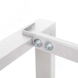 Штутгарт металлокаркас-стола телескопического 715х1200/1300/1400/1500/1600х800мм, белый (RAL9003, муар) MF.28.715x1200x800.WT, фото 4