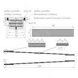 Механизм бесцарг. мультисекц. (11 секций) 51/300/2205/300, несинхрон., алюминий необр., левая + правая MS-11-51-300-2205.AL, фото 5