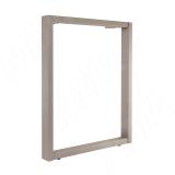 Пилар опора для стола П-образная, 60х30, 50х30 H715+15 мм, бежевый металлик, 1шт. П60-50X30/715.BGM, фото 1