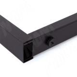Пилар опора для стола П-образная, 60х30, 50х30 H715+15 мм, черный, 1шт. П60-50X30/715.BLC, фото 3