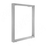 Пилар опора для стола П-образная, 60х30, 50х30 H715+15 мм, хром матовый, 1шт. П60-50X30/715.CRM, фото 1