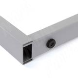 Пилар опора для стола П-образная, 60х30, 50х30 H715+15 мм, хром матовый, 1шт. П60-50X30/715.CRM, фото 3