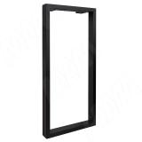 Пилар опора для стола П-образная, 60х30, 445xH1040 (+10 мм), черный (RAL 9005, муар) П60X30/445X1040 BLC, фото 1