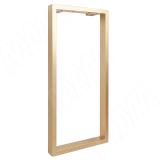 Пилар опора для стола П-образная, 60х30, 445xH1040 (+10 мм), золото матовое П60X30/445X1040 GL, фото 1