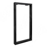 Пилар опора для стола П-образная, 60х30, 445xH870 (+10 мм), черный (RAL 9005, муар) П60X30/445X870 BLC, фото 1