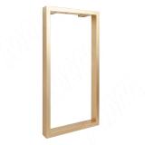 Пилар опора для стола П-образная, 60х30, 445xH870 (+10 мм), золото матовое П60X30/445X870 GL, фото 1