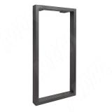 Пилар опора для стола П-образная, 60х30, 445xH870 (+10 мм), графит П60X30/445X870 GR, фото 1