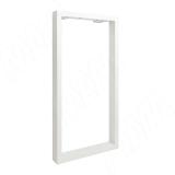 Пилар опора для стола П-образная, 60х30, 445xH870 (+10 мм), белый (RAL 9003, муар) П60X30/445X870 WT, фото 1