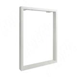 Пилар опора для стола П-образная, 60х30, 595xH820 (+10 мм), белый (RAL 9003, муар) П60X30/595X820 WT, фото 1