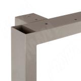 Пилар опора для стола П-образная, 60х30, H715+10 мм, бежевый металлик, 1шт. П60X30/715.BGM, фото 2