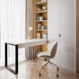 Пилар опора для стола П-образная, 60х30, H715+10 мм, черный, 1шт. П60X30/715 BLC, фото 4