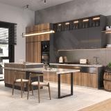 Пилар опора для стола П-образная, 60х30, H715+10 мм, черный, 1шт. П60X30/715 BLC, фото 6