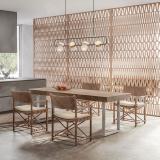 Пилар опора для стола П-образная, 60х30, H715+10 мм, хром матовый, 1шт. П60X30/715 CRM, фото 7