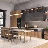 Пилар опора для стола П-образная, 60х30, H715+10 мм, золото матовое П60X30/715 GL, фото 5