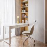 Пилар опора для стола П-образная, 60х30, H715+10 мм, белый, 1шт. П60X30/715 WT, фото 3