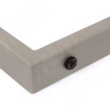 Пилар опора для стола П-образная, 60х30, H715+10 мм, бежевый металлик, 1шт. П60X30/715.BGM, фото 3