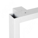 Пилар опора для стола П-образная, 60х30, 595xH870 (+10 мм), белый (RAL 9003, муар) П60X30/595X870 WT, фото 2