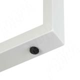 Пилар опора для стола П-образная, 60х30, 595xH870 (+10 мм), белый (RAL 9003, муар) П60X30/595X870 WT, фото 3