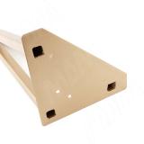 PIN опора для стола V-образная, 180х447+10 мм, золото матовое PIN180x450 GL, фото 2