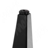 PIN опора для стола V-образная, 180х447+10 мм, черный (RAL 9005, муар) PIN180x450 BLC, фото 3