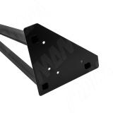 PIN опора для стола V-образная, 180х447+10 мм, черный (RAL 9005, муар) PIN180x450 BLC, фото 4