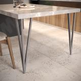 PIN опора для стола V-образная, 180х712+10 мм, графит PIN180x715 GR, фото 3