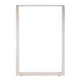 Пилар опора для стола П-образная, 60х30, H820-870 (+10 мм), кремовый матовый, 1шт. ПТ60X30/820-870.CMR, фото 1