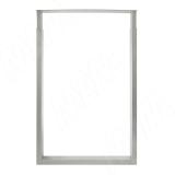 Пилар опора для стола П-образная, 60х30, H820-870 (+10 мм), хром матовый ПТ60X30/820-870 CRM, фото 1