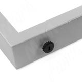 Пилар опора для стола П-образная, 60х30, H820-870 (+10 мм), хром матовый ПТ60X30/820-870 CRM, фото 3