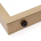 Пилар опора для стола П-образная, 60х30, H820-870 (+10 мм), золото матовое ПТ60X30/820-870 GL, фото 4