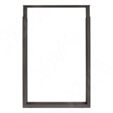 Пилар опора для стола П-образная, 60х30, H820-870 (+10 мм), графит, 1шт. ПТ60X30/820-870 GR, фото 1