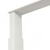 Пилар опора для стола П-образная, 60х30, H820-870 (+10 мм), белый, 1шт. ПТ60X30/820-870 WT, фото 2