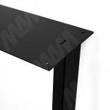 Сантьяго опора для стола П-образная, 60х30, H870+10 мм, черный SN60X30/870 BLC, фото 3