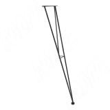 SPOKE опора для стола V-образная, 185х215х740 мм, черный SPK180x740 BLC, фото 1