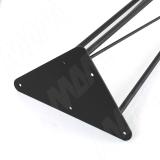 SPOKE опора для стола V-образная, 185х215х740 мм, черный SPK180x740 BLC, фото 3