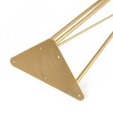 SPOKE опора для стола V-образная, 185х215х740 мм, золото матовое SPK180x740 GL, фото 3