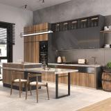 Севилья опора для стола П-образная, 60х30, H715+10 мм, черный SV60X30/715 BLC, фото 5