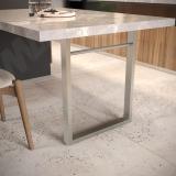 Севилья опора для стола П-образная, 60х30, H715+10 мм, хром матовый SV60X30/715 CRM, фото 4