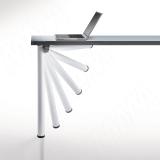 Опора для стола складная, D50, H710+20 мм, мат. серебро, 4шт. TG612.710.MSL, фото 4