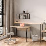 Турин опора для стола трапециевидная, 40х20, H731+10мм, черный, 2шт. T40X20/735 BLC, фото 1