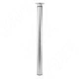 Опора для стола выдвижная, D60/50, H=710-870мм, мат. серебро, 4шт. TG609.710.MSL, фото 1