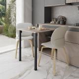 Опора для стола складная, D50, H710+20 мм, черный, 4шт. TG612.710.BL, фото 4